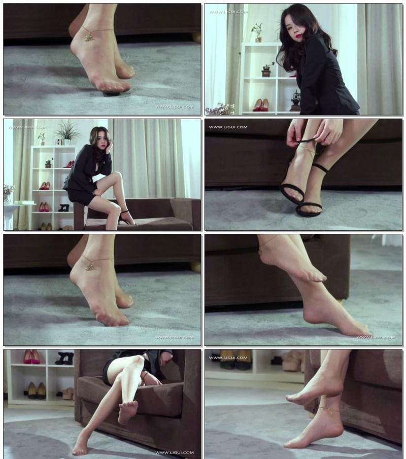 [Ligui丽柜]新人职场模特小紫[1V/257M]