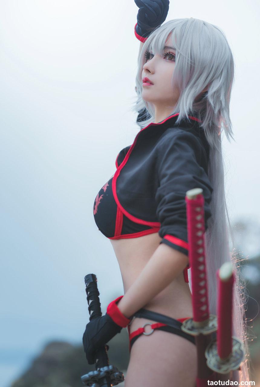 rioko凉凉子 - 泳装黑贞[8P／97MB]