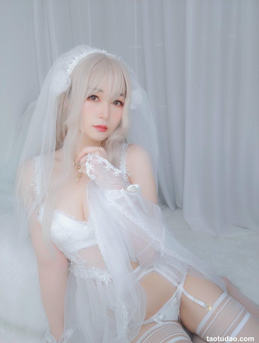 Coser小姐姐白银 - 纯白花嫁 [161P6V-1.03GB]