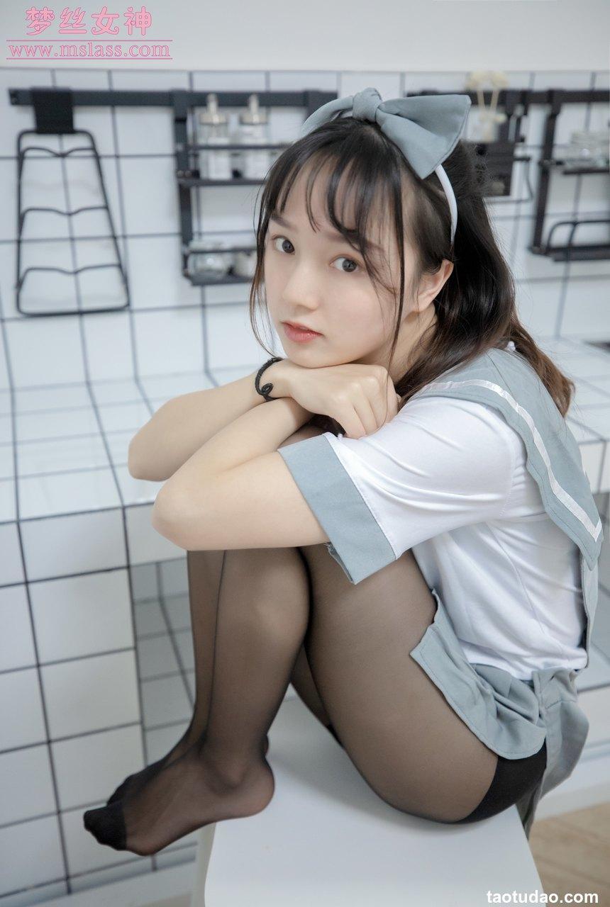 [MSLASS梦丝女神] 2019.07.24 玥玥《白色空间（黑）》[59P-689MB]