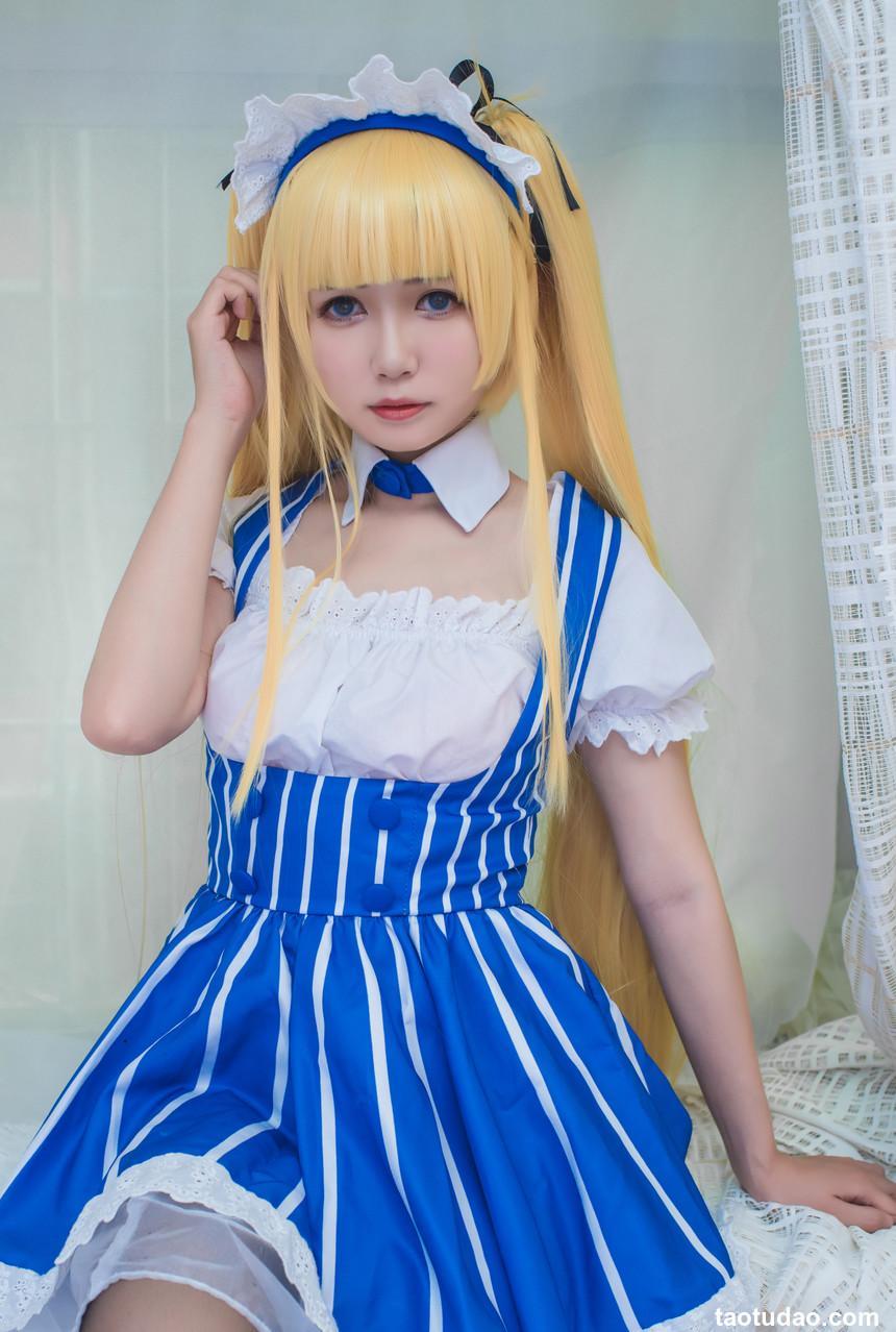 白金Saki写真 – 女仆 [21P]