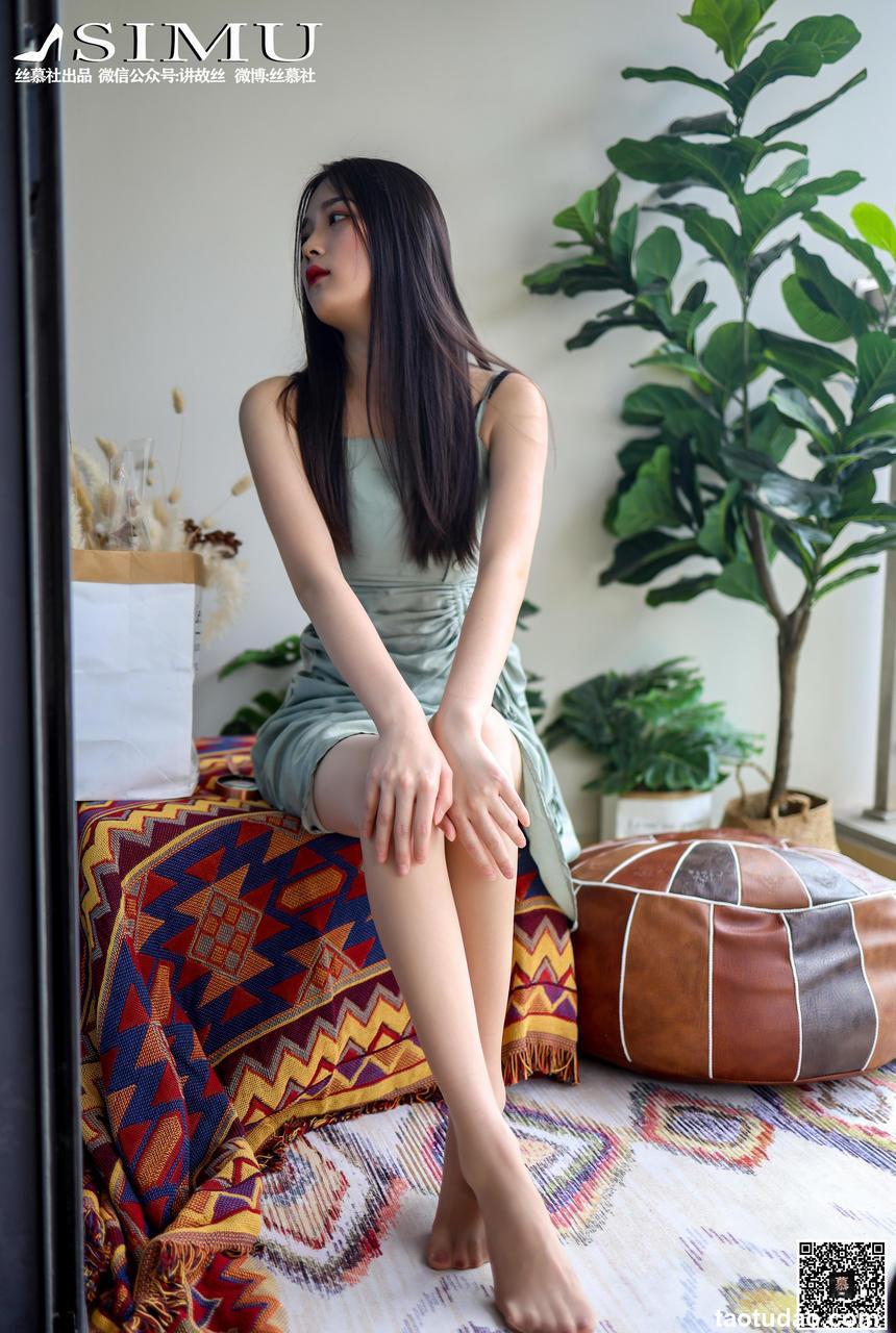 丝慕写真 特写集 TX024 熙熙《阳台玩丝的熙熙》