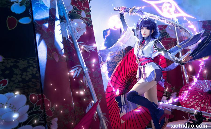 桥本环沫 - 雷电将军 [17P-202M]