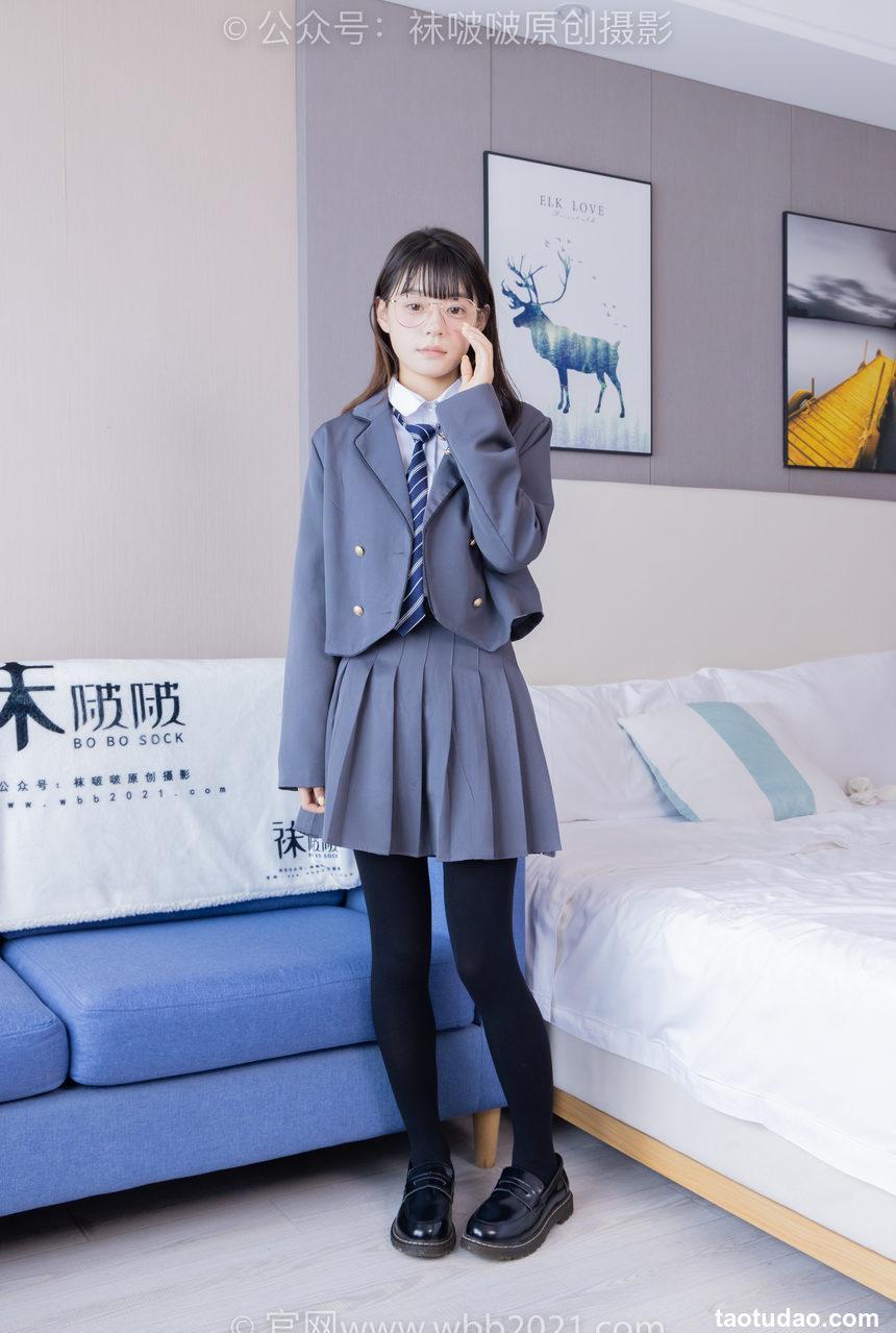 [BoBoSocks袜啵啵[NO.402 糯米-皮鞋、厚黑丝、学院jk[140P+1V／6.29GB]