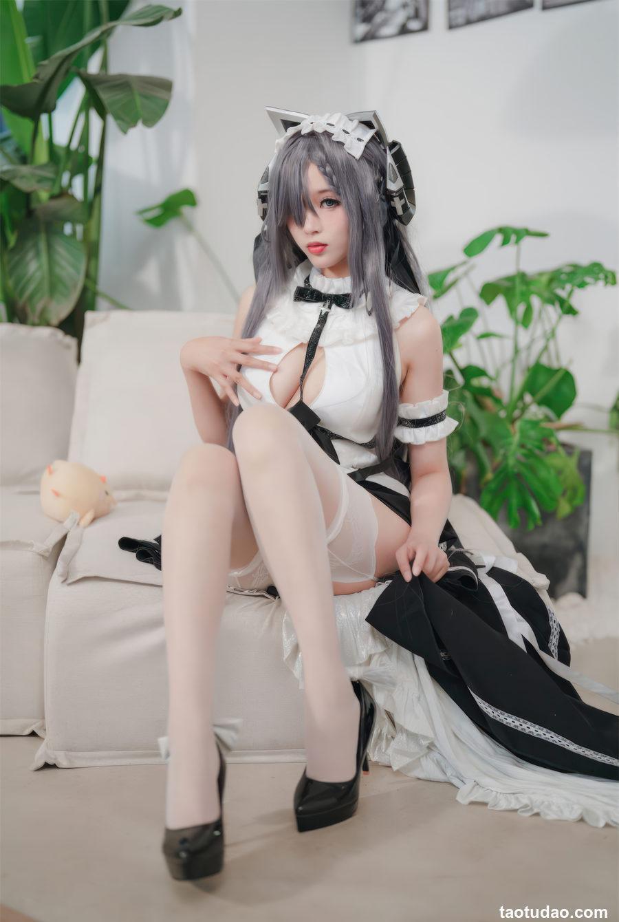 轩萧学姐 - 碧蓝航线 奥古斯特女仆 [67P+1V-391MB]