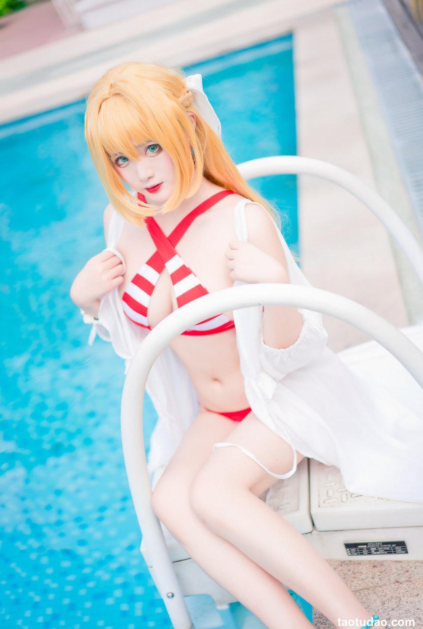 七海抹茶酱 - NO.02 尼禄泳装 [16P-214MB]