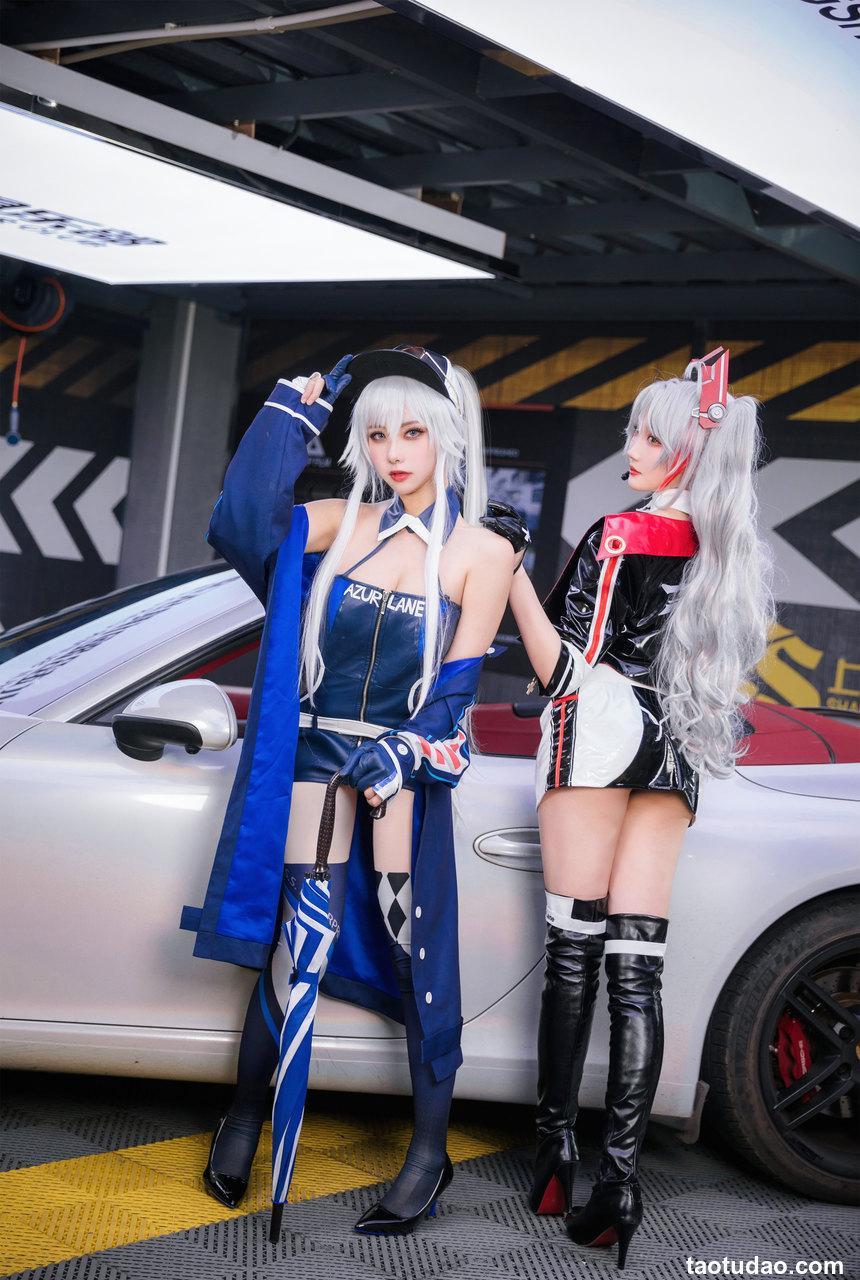 瓜希酱 - &Momoko葵葵《双人欧根亲王企业赛车VER》 [58P-276MB]