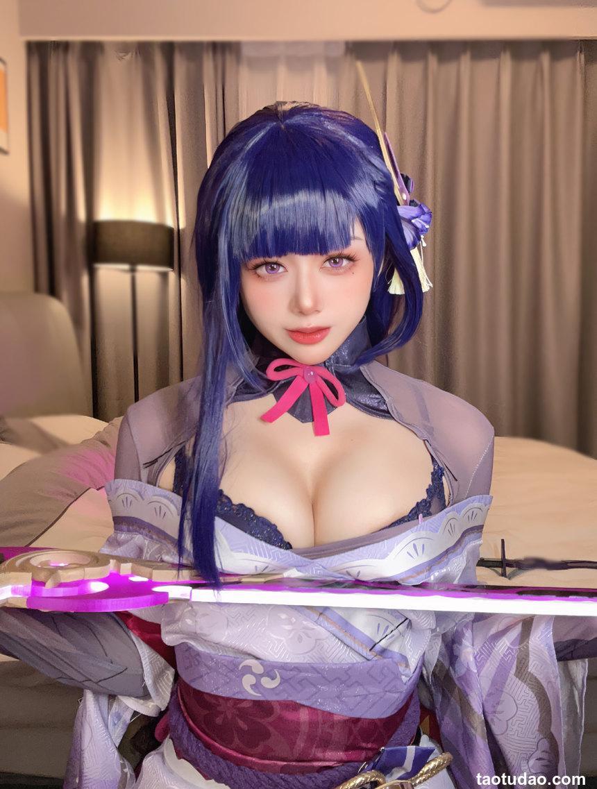 九言 Genshin Impact 雷電書軍 [31P+5V-346MB]