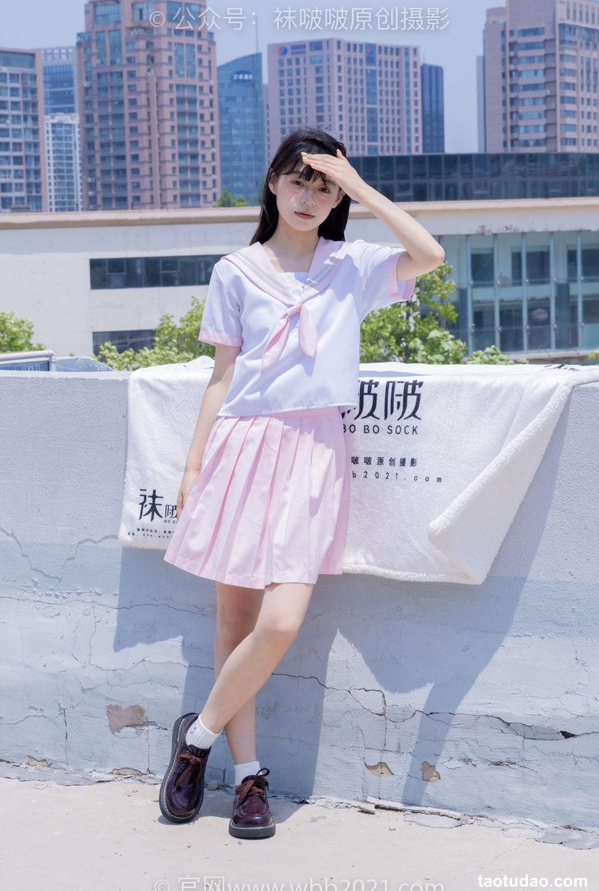 [BoBoSocks袜啵啵]NO.399 糯米-皮鞋、白棉袜、jk制服[145P+1V／6.34GB]