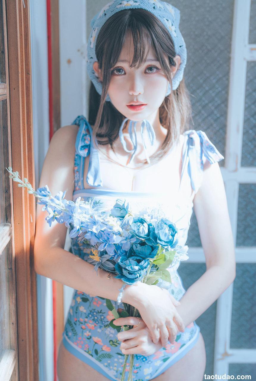 ElyEE子 - NO.122 2023.august D-復古水藍花 Vintage Aqua Blossom [38P-159MB]
