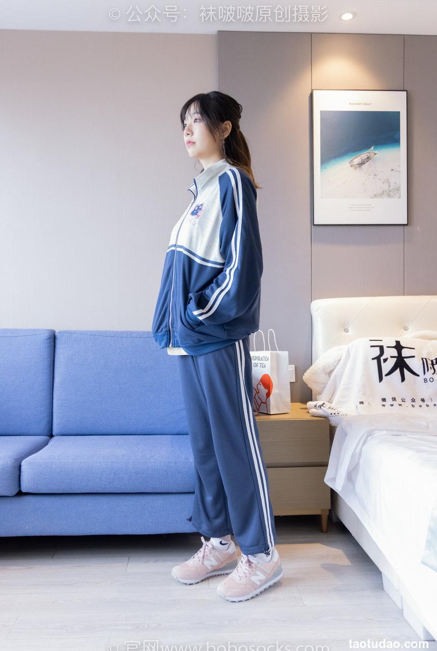 [BoBoSocks袜啵啵]NO.226 小甜豆-运动鞋、白棉袜、白丝[140P+1V／6.51GB]