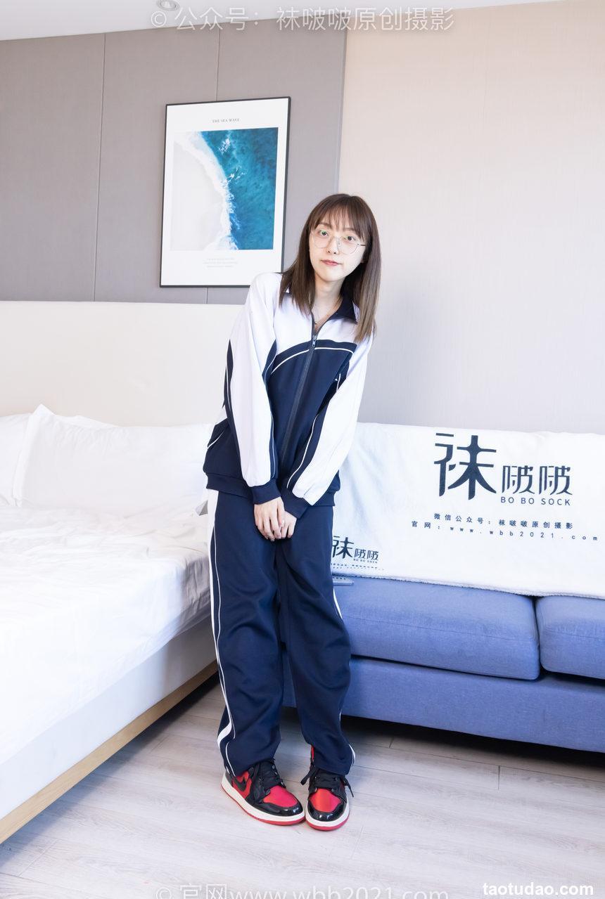 [BoBoSocks袜啵啵]NO.398 稚予-板鞋、白船袜、裸足、裸足[150P+1V／6.42GB]