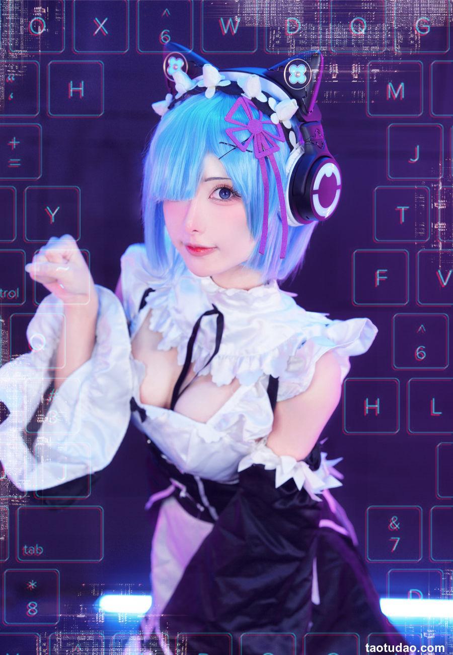 紫氯氯 - NO.17 蕾姆 [9P-24MB]