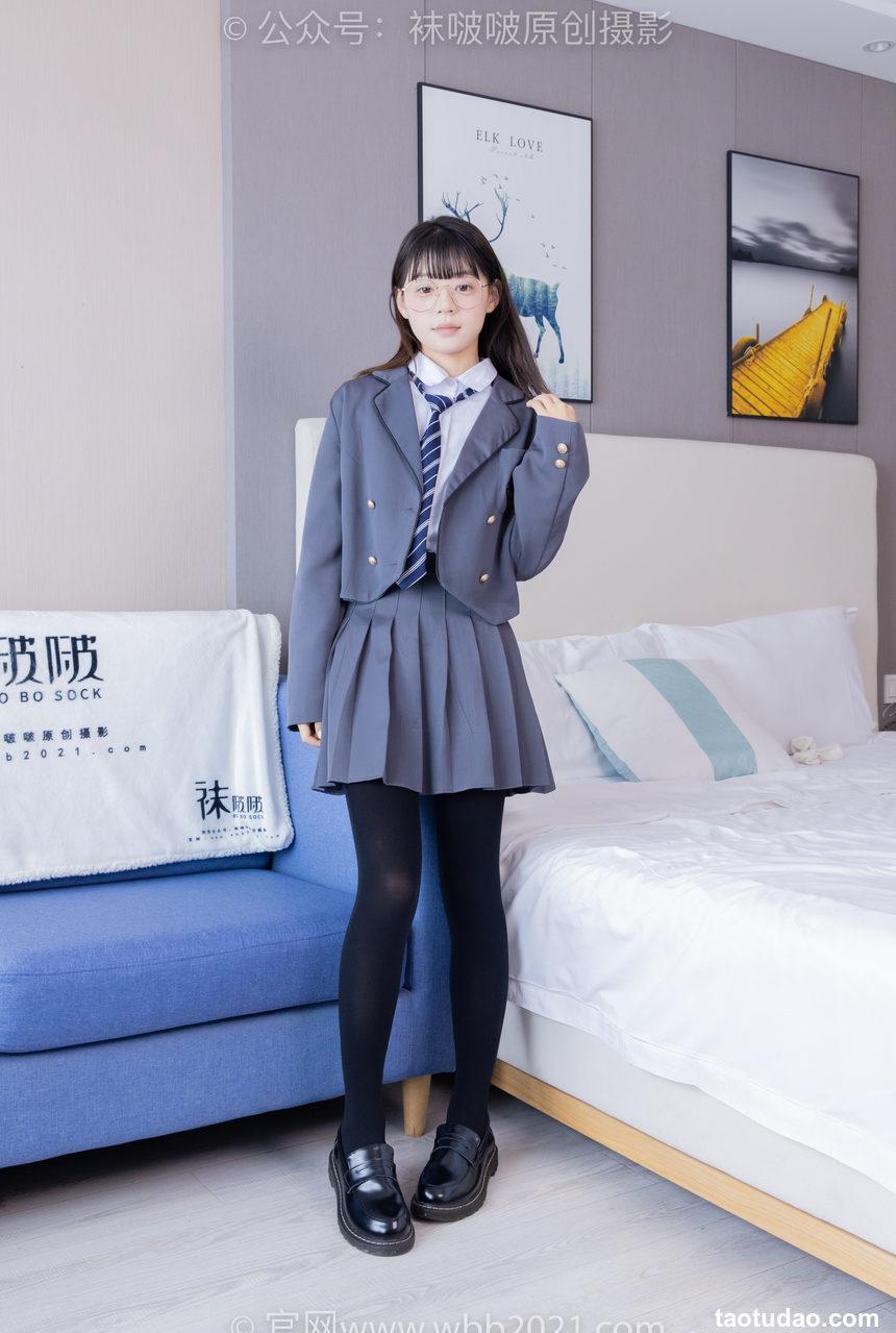 [BoBoSocks袜啵啵[NO.402 糯米-皮鞋、厚黑丝、学院jk[140P+1V／6.29GB]