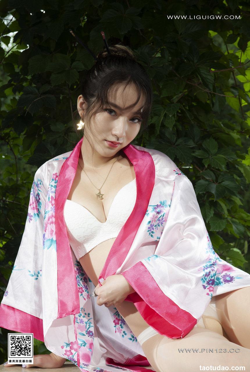 [Ligui丽柜] 2023.08.14 《丝足踏青》汐汐 [67+1P-64M]