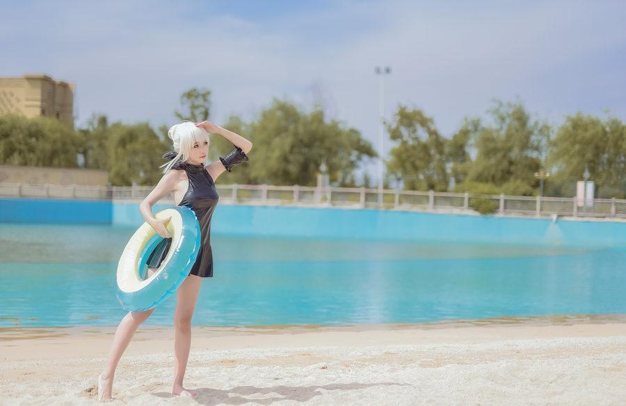 腐团儿 NO.002 黑saber泳装_第二弹阿尔托莉雅alter [12P-115MB]