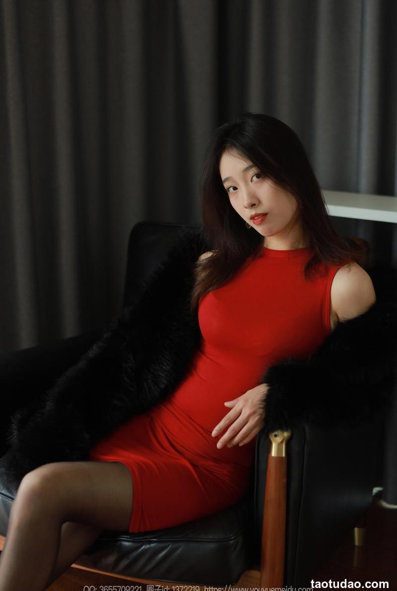 [IESS异思趣向] 2024.01.25 丝享家 1647 小九《红色包臀裙（上）》[86P-70MB]