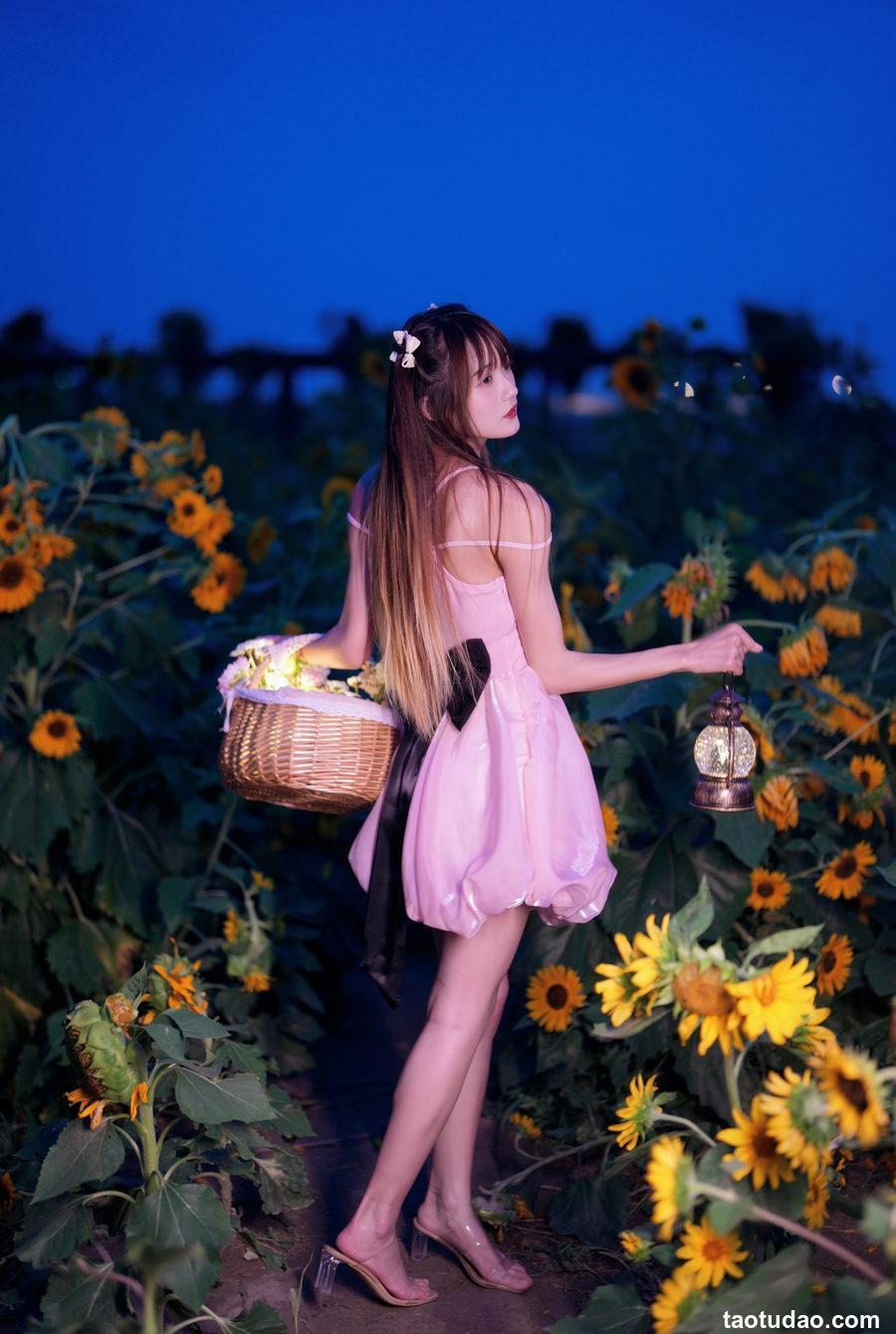 兔子Zzz不吃胡萝卜 -  蓝调向日葵少女 [28P-316MB]