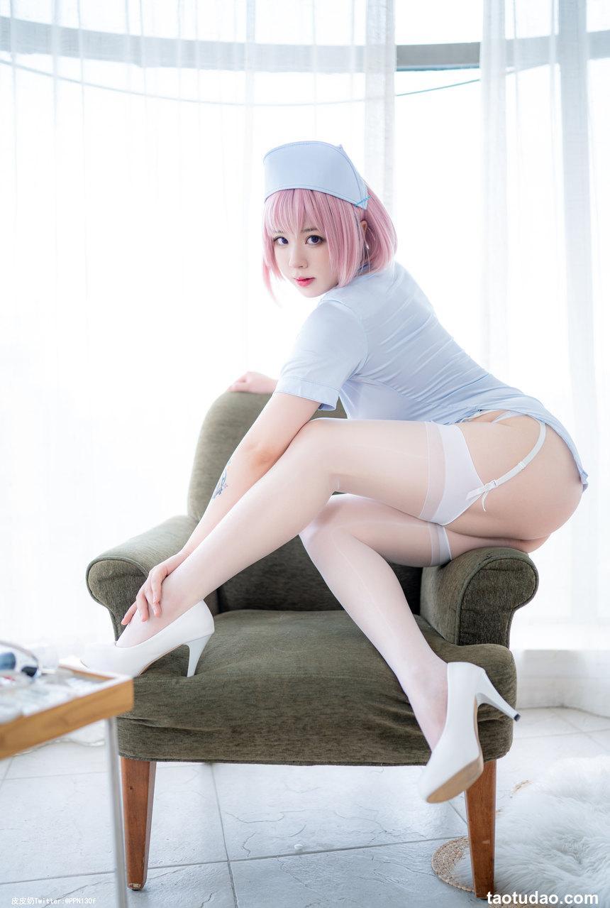 皮皮奶&周叽是可爱兔兔 粉蓝护士[77P+8V-710MB]