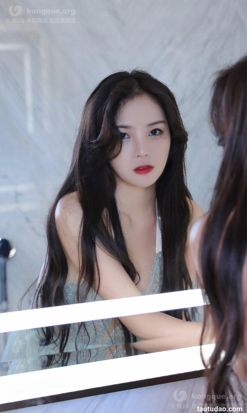 苏嫣嫣阿姨 –  蓝色薄纱裙[38P+4V-499.7M]