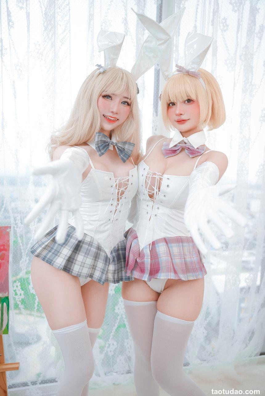 Azami - NO.82 &Sally Dorasnow White Bunny Girl [15P-134MB]