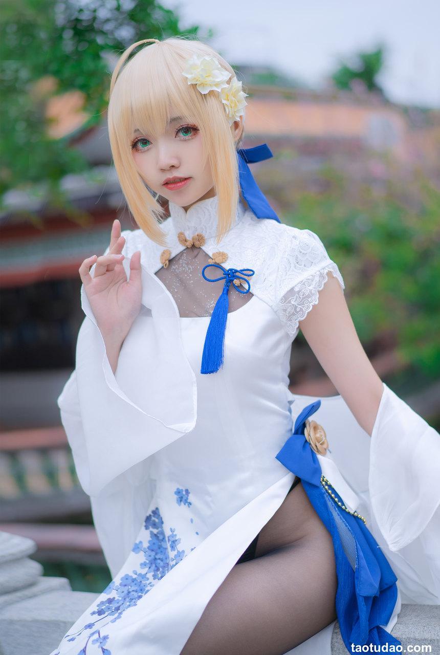 大大卷卷小卷 -  FGOsaber 四周年旗袍 [15P-99MB]