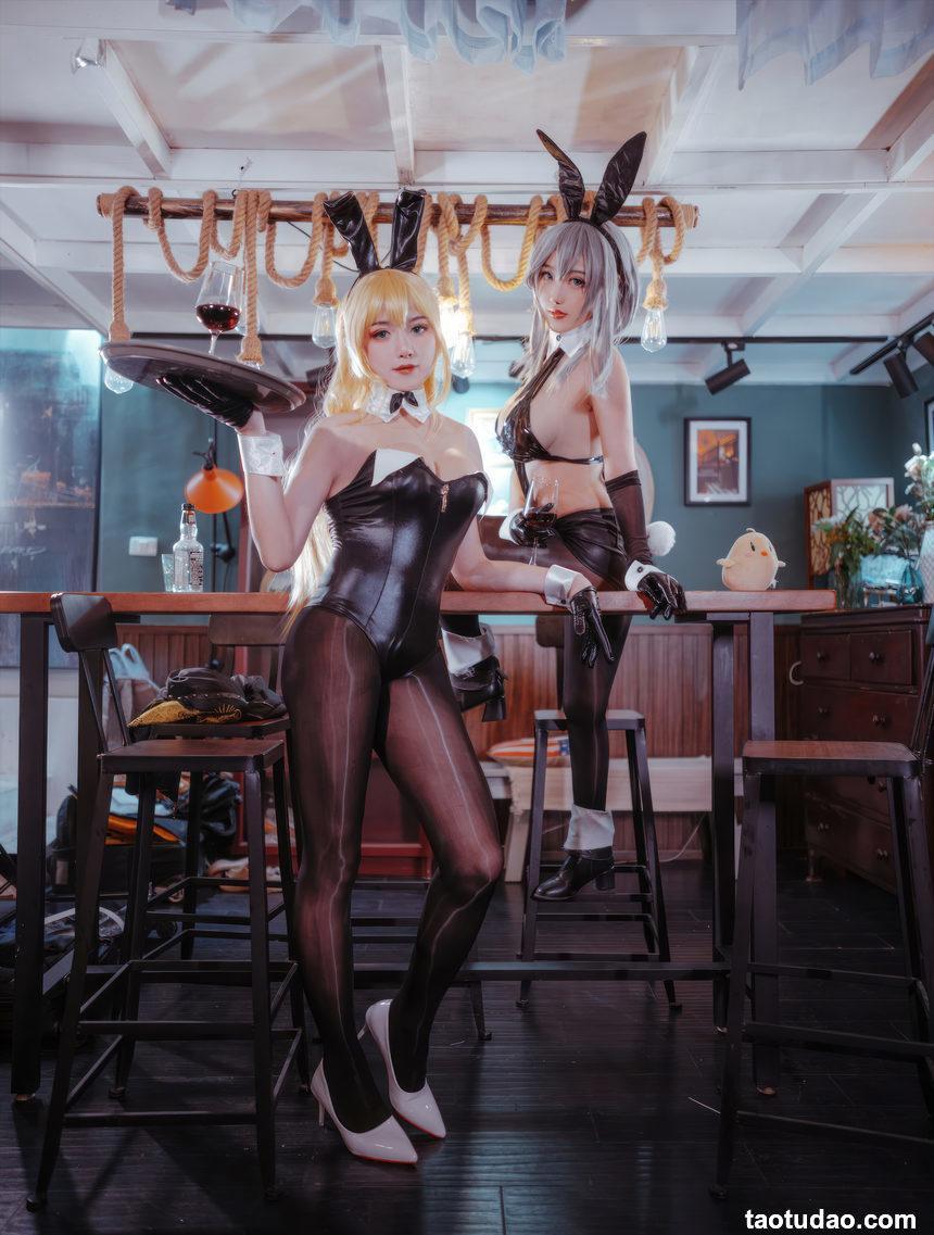 刺青Poi&隼隼子 碧蓝航线 北卡罗来纳 华盛顿 兔女郎 [40P-295MB]