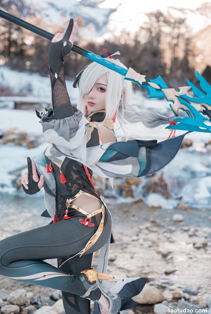 如月灰 - NO.24 申鹤 原神 [15P-55MB]