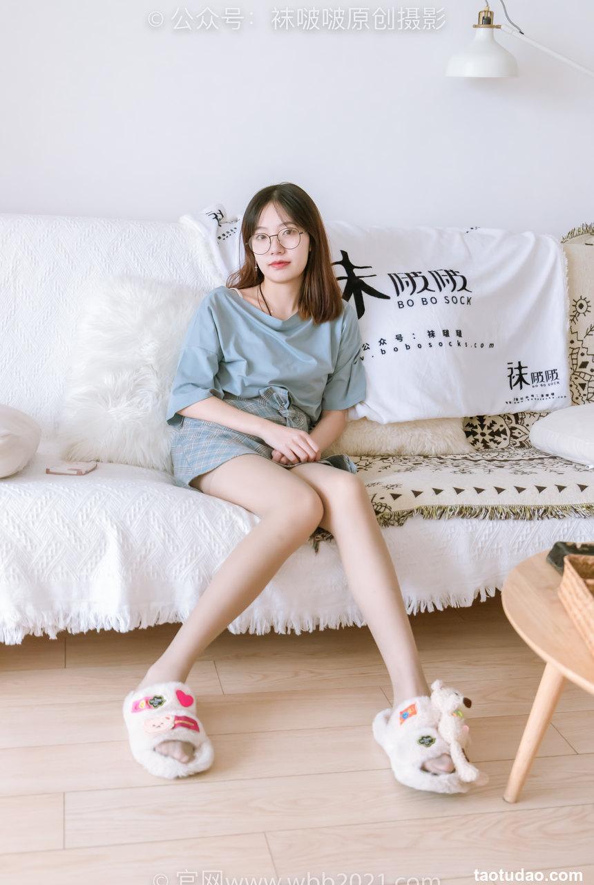 [BoBoSocks袜啵啵]NO.239 小甜豆-棉拖鞋、灰丝、裸足[140P+1V／5.22GB]