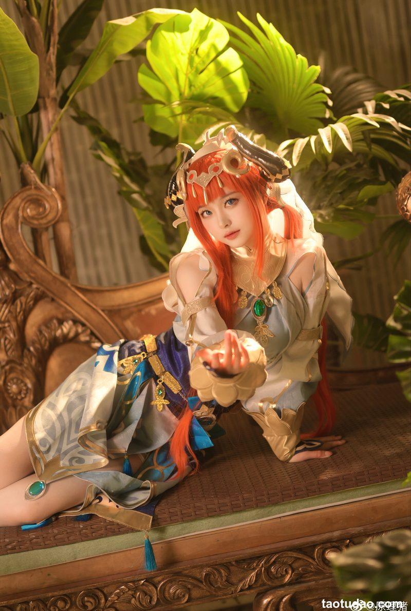 白莉爱吃巧克力 - 原理猪 原神-妮露 [10P-416MB]