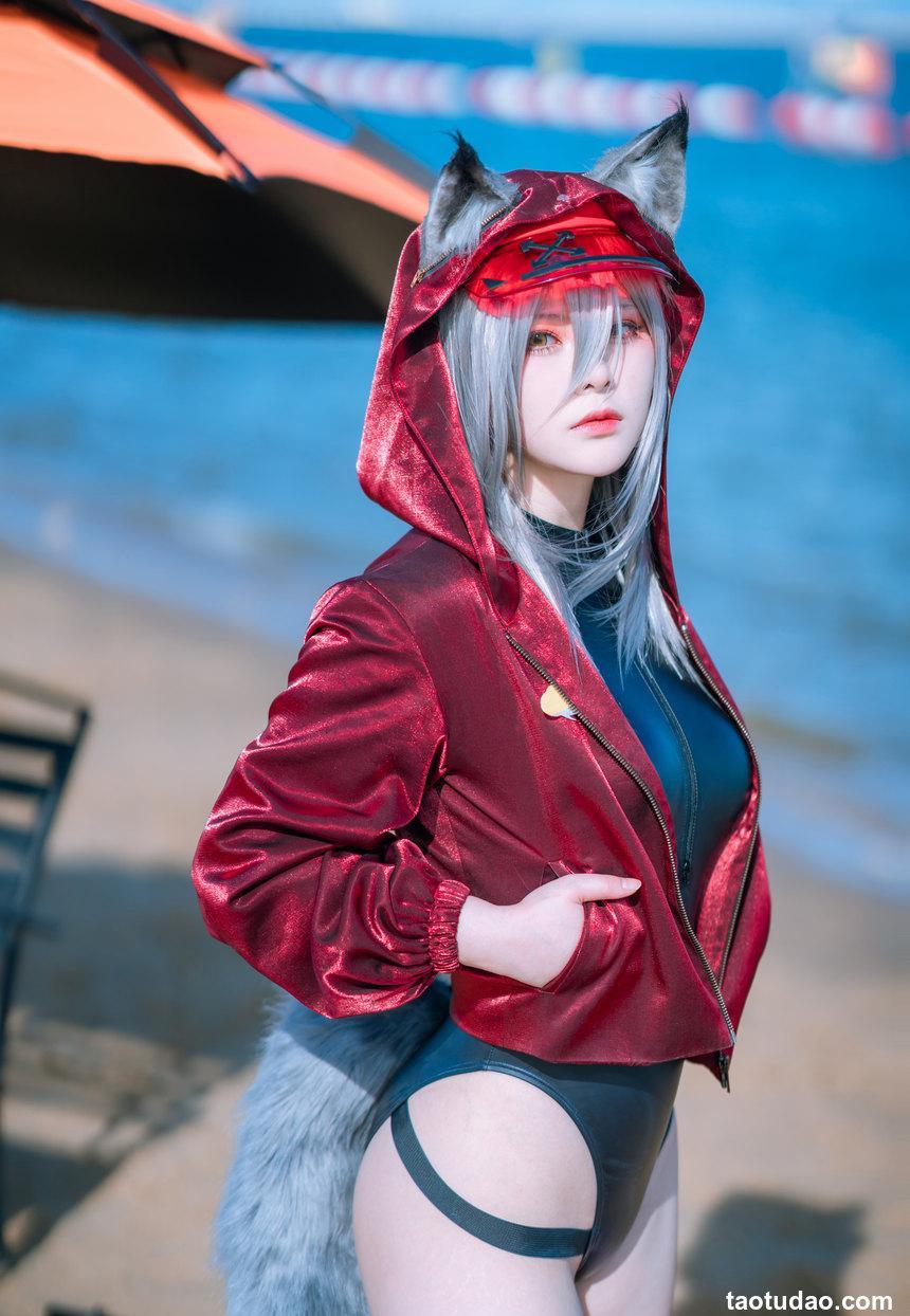 w百合欧皇子w -  明日方舟 轻风 LB01 红 [12P-97MB]