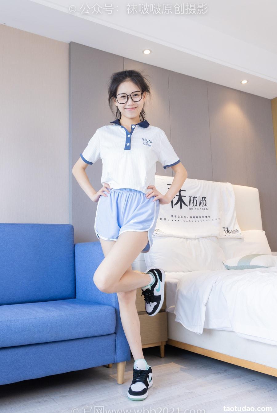 [BoBoSocks袜啵啵]NO.294 芝士-板鞋、白棉袜、裸足[200P+1V／7.43GB]