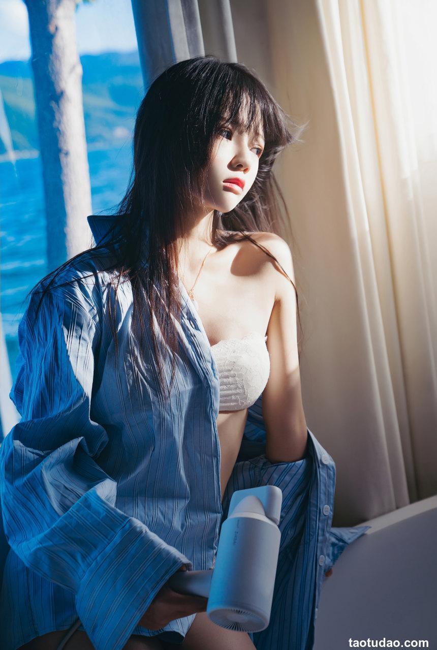 桜桃喵 -  蓝衬衫 [44P-1.10GB]