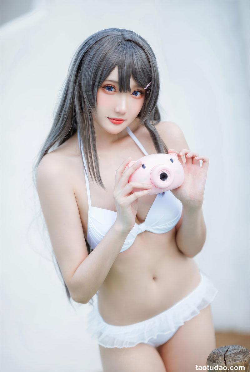 瓜希酱 – 樱岛麻衣 泳装 [28P-107MB]