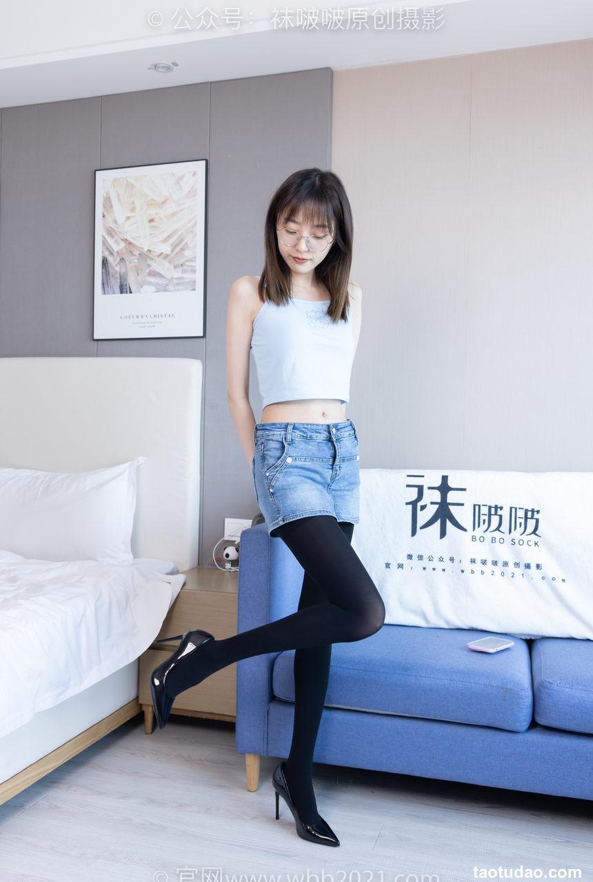 [BoBoSocks袜啵啵]NO.385 稚予-高跟鞋、皮鞋、运动鞋、厚黑丝[180P+1V／6.90GB]