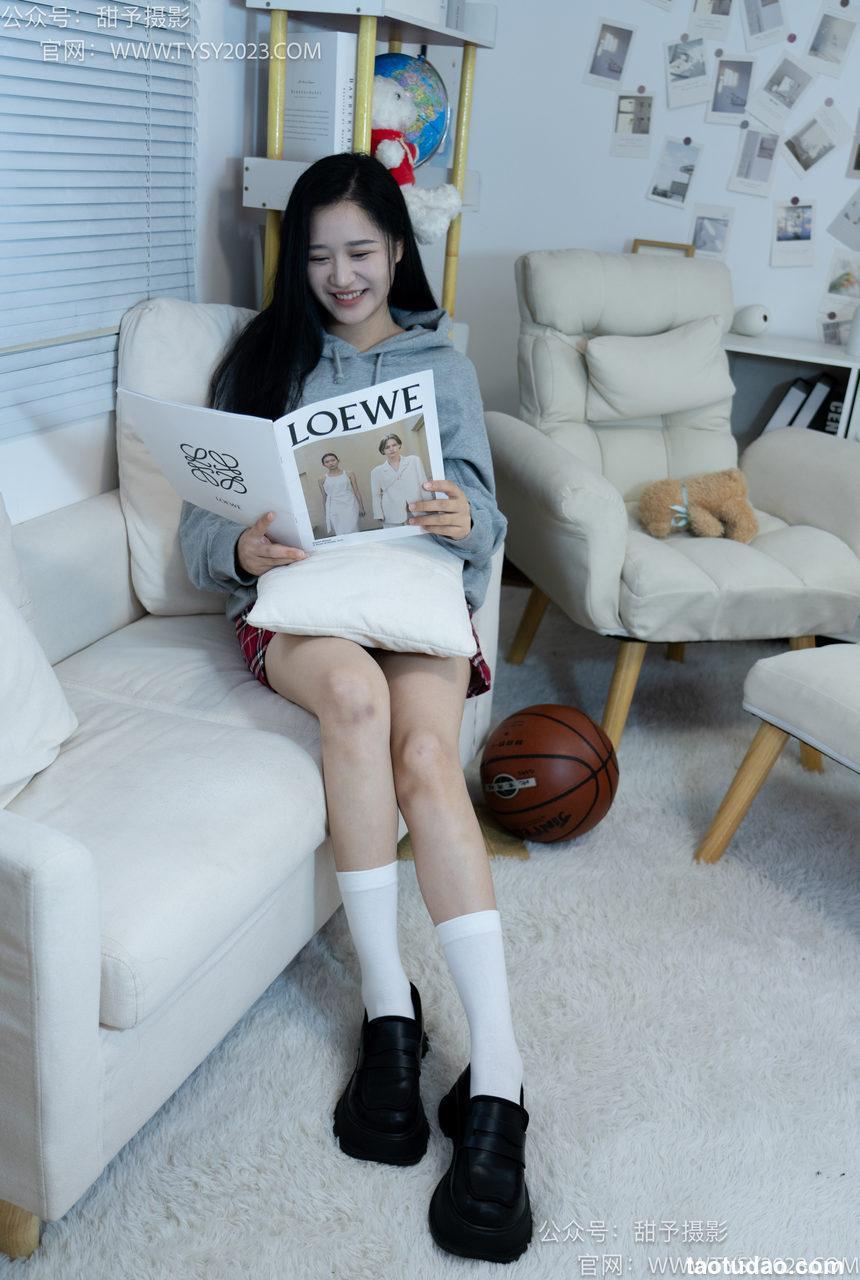 甜予摄影 NO.023 澜澜-皮鞋、白棉袜、裸足[133P+2V／10.1GB]