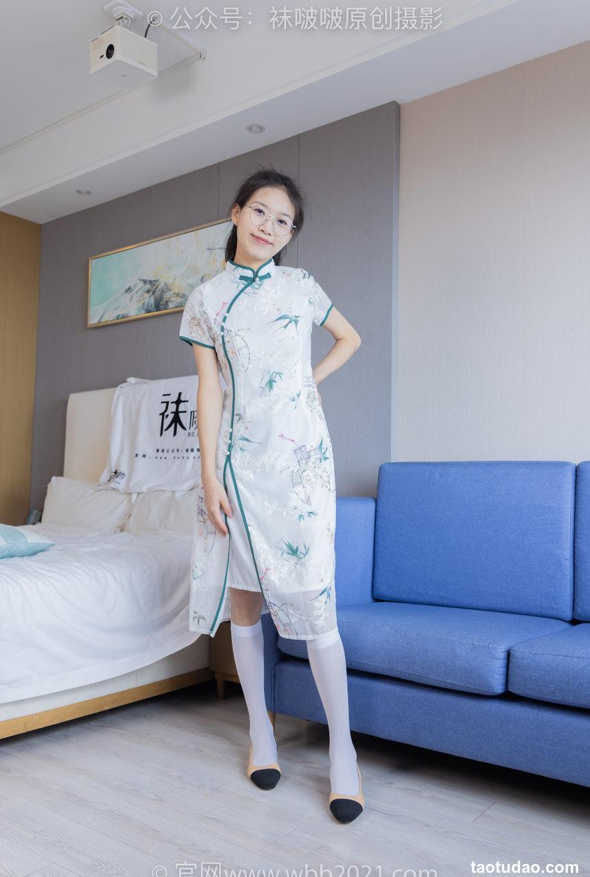 [BoBoSocks袜啵啵]NO.371 芝士-平底鞋、高跟凉鞋、厚白丝小腿袜、短白丝[140P+1V／6.03GB]