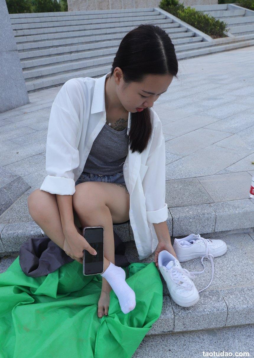 Pary摄影 NO.014 小淇脱下运动鞋棉袜[130P／439MB]