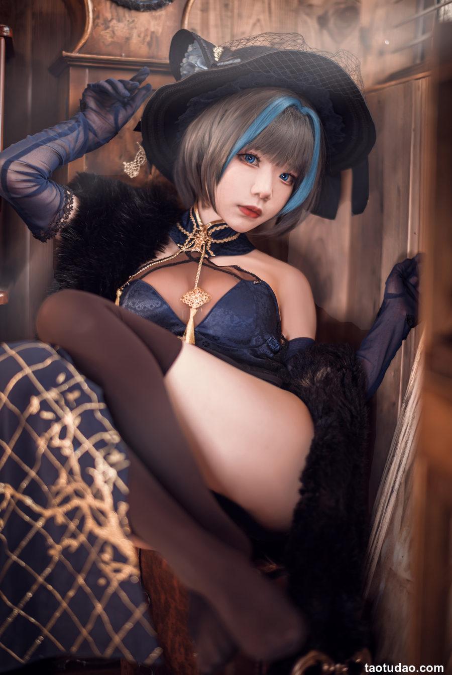 王胖胖u  - 柴郡旗袍 [19P-162MB]