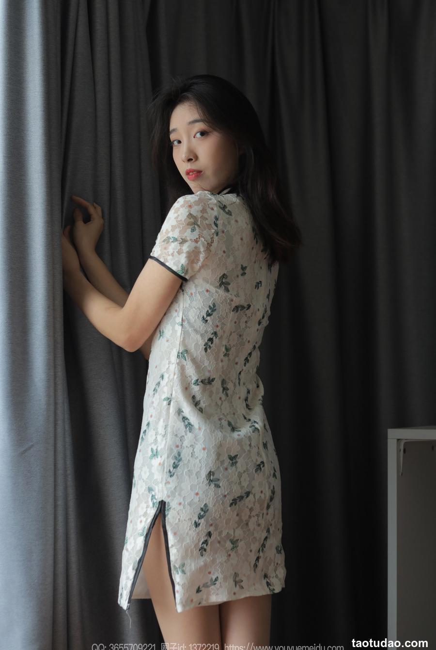 [IESS异思趣向] 2024.03.04 丝享家 1680 小九《粉嫩旗袍（下）》[56P-53.5M]