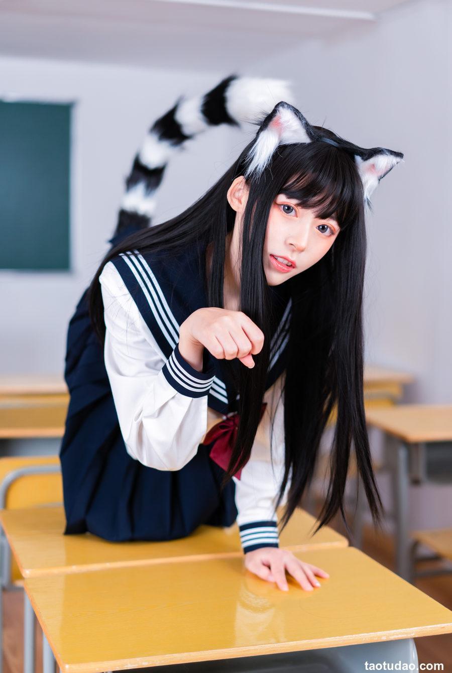 虫皿虫皿 - NO.03 猫娘jk制服 [12P-81MB]