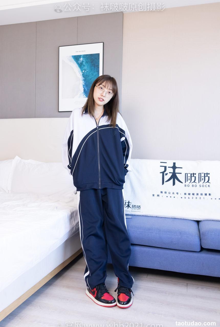 [BoBoSocks袜啵啵]NO.398 稚予-板鞋、白船袜、裸足、裸足[150P+1V／6.42GB]