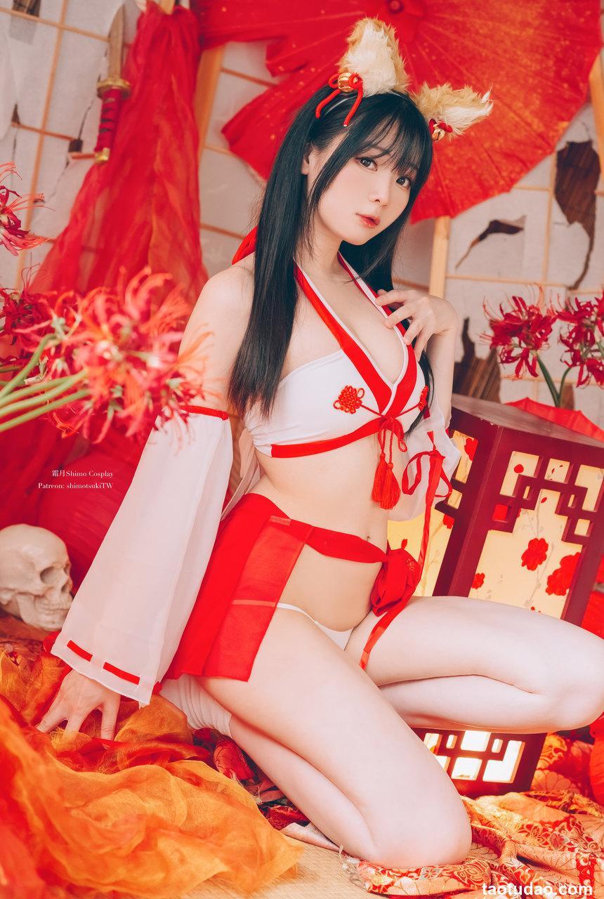 霜月shimo - NO.69 Fox Miko [14P-535MB]