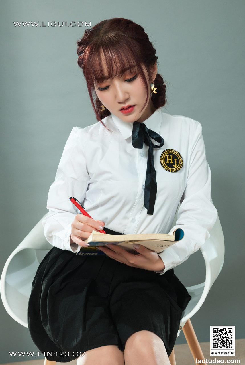 [Ligui丽柜] 2023.04.20 《紧缚丽莲》汐汐 [70+1P-53M]