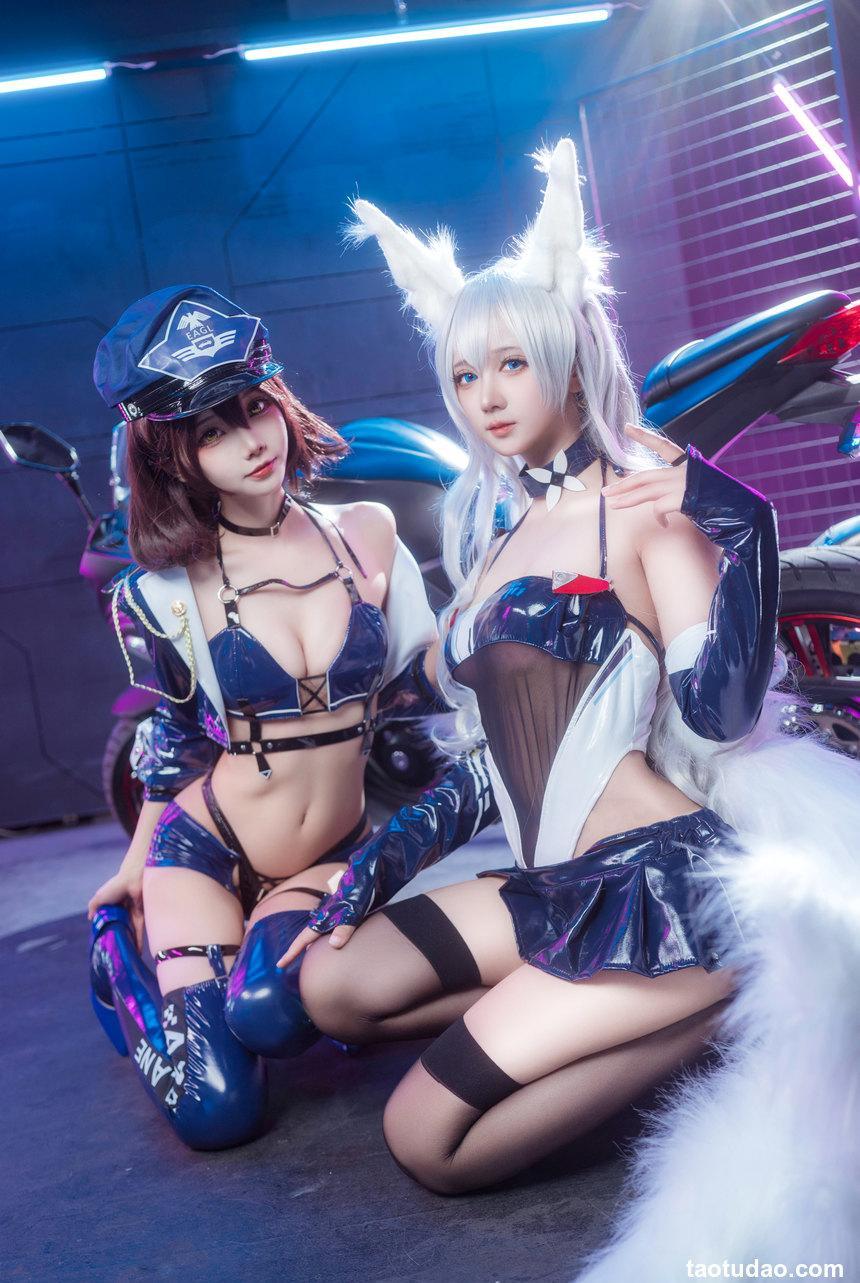 艾西Aiwest - NO.07 &喜欢爱理吗 碧蓝航线 巴尔的摩&信浓 赛车女郎 [56P-524MB]