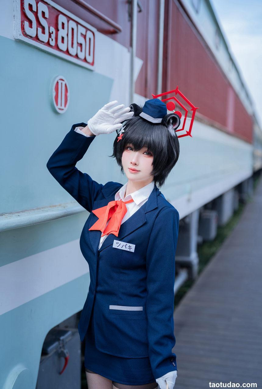 rioko凉凉子-蔚蓝档案-椿导游[62P+12V-1G]