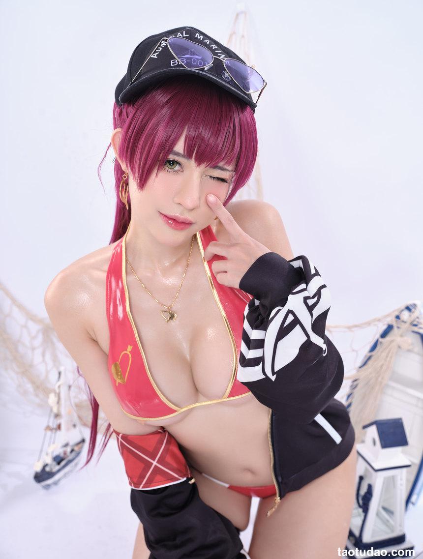 PingPing - NO.42 Hoshou Marine Swimwear (Hololive) [27P-726MB]
