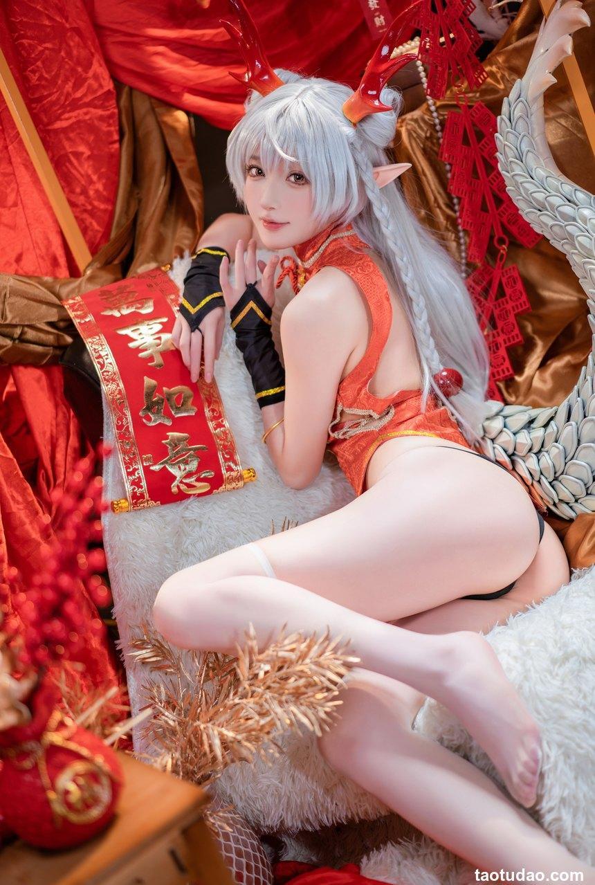 阿包也是兔娘 -  新春贺图 龙妹 [45P+1V-1.24GB]