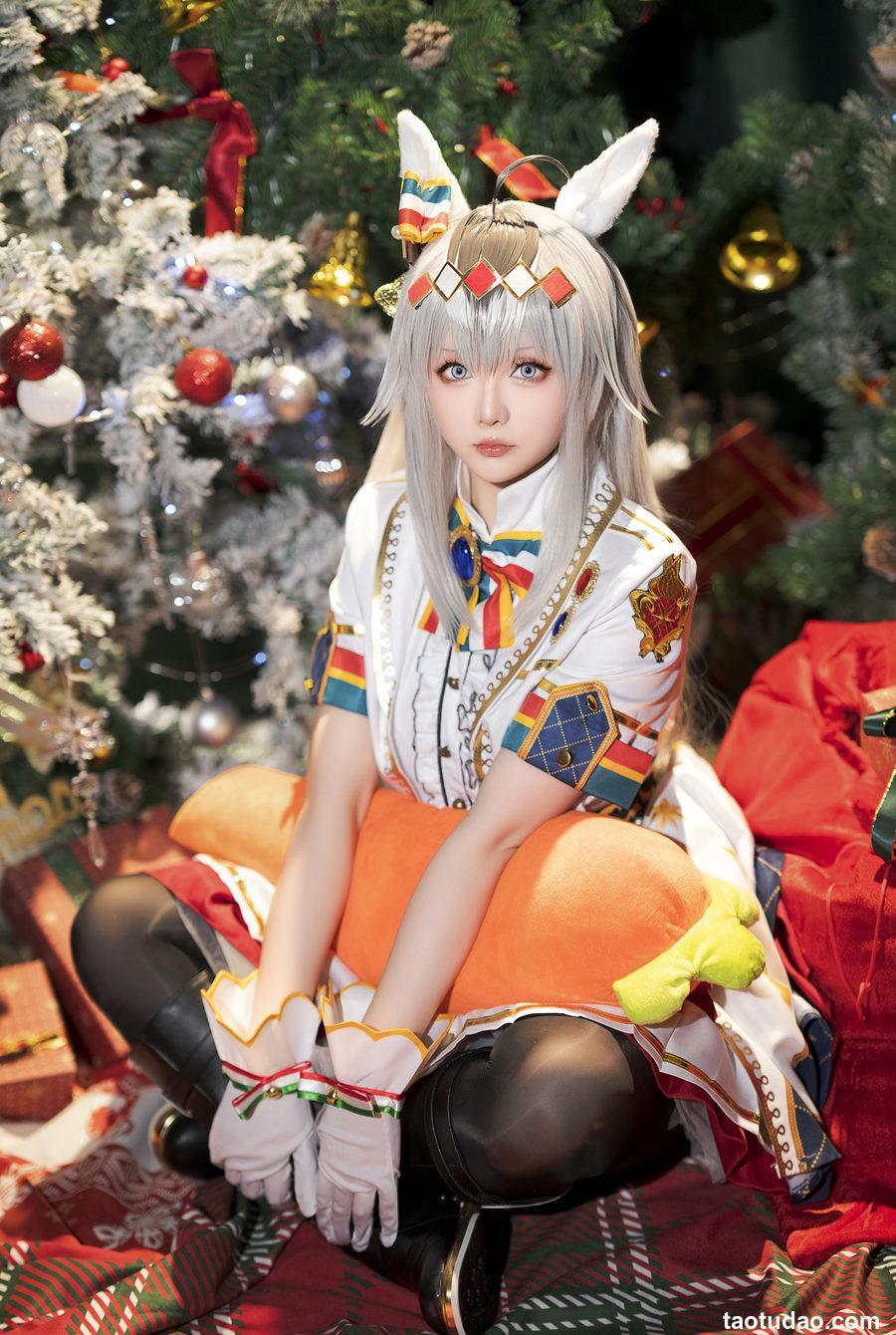 星之迟迟 2023-12月计划赠品 赛马娘-小栗帽 圣诞衣装 [48P-349MB]