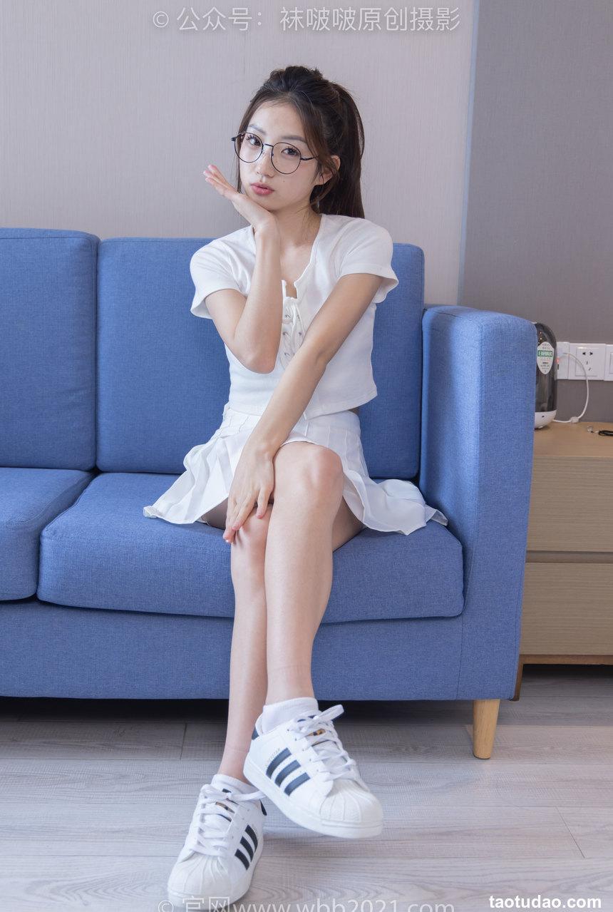 [BoBoSocks袜啵啵]NO.258 小沫-贝壳头板鞋、白棉袜[149P+1V／5.54GB]